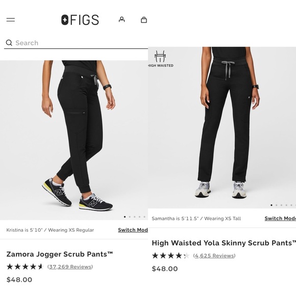 Figs Pants - Figs NWT black zamora jeggings and Yola skinny pants